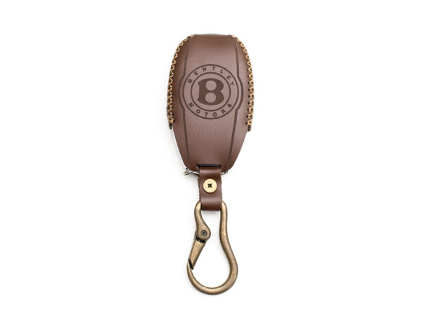 Bentley Bentayga Carabiner Key Fob Leather Case SEN2024457 4