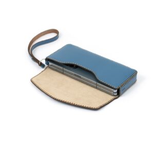 Samsung Galaxy Z Fold4 Sharp Flap Leather Wallet Case SEN2024116 1