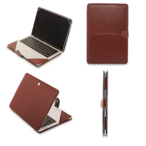 kf S11461189f32e48d198e23d7ebb8b1c58Q Leather Laptop Bag Case for MacBook Air 11 13 11 6 12 13 3 Retina Mac