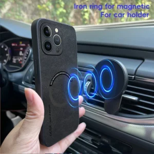 kf S19f56116690a4cfbbd16d07606d8ef4b9 Luxury Leather Car Magnetic Holder Phone Case for iPhone 15 14 13 12 11 XS X