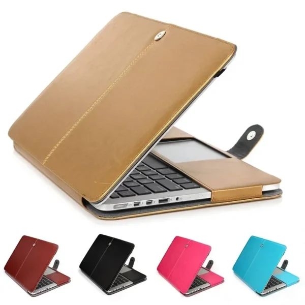 kf S36c9ec9fefa14a66b0c846419744be61X Leather Laptop Bag Case for MacBook Air 11 13 11 6 12 13 3 Retina Mac