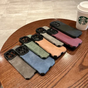 kf S3d037fac035d40c18dc7f7eb5481b8cd7 Luxury Matte Soft Leather Phone Case For iPhone 15 14 13 12 11 Pro Max 14