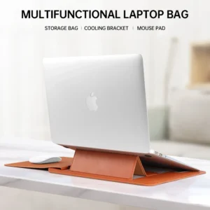 kf S3d064549668946d3b319cfea2af2438f3 PU Leather Multi functional Laptop Sleeve Bag Notebook Case for Macbook Air Pro 11 13 14