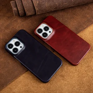 kf Sba70ba2fe70a4bd7888c175895375fbfd Oil Wax Luxury Genuine Leather Cover Case For Iphone 13 Pro Max Case For Iphone 14