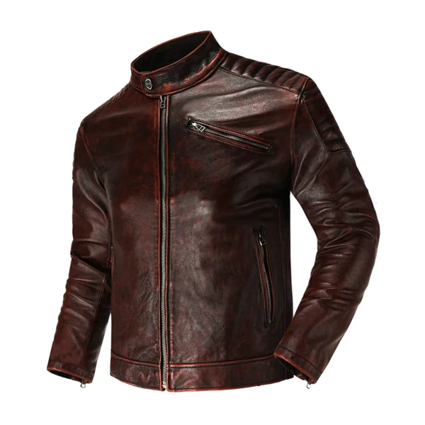 kf Sbac7895d474248cab60a6270b8d6e3cbG Copersian Men s Genuine Leather Jacket Natural Cowhide Hunting Jacket Retro Motorcycle Jacket Spring Autumn Mens